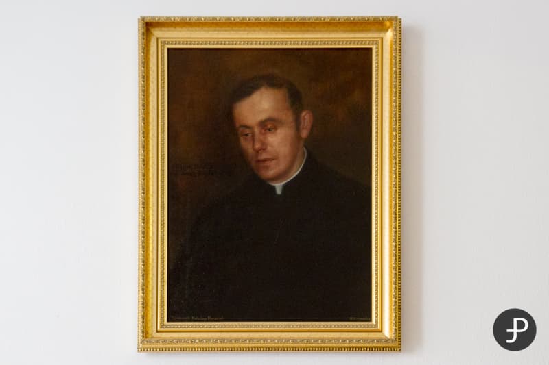 église Sainte-Anne portrait Popieluszko