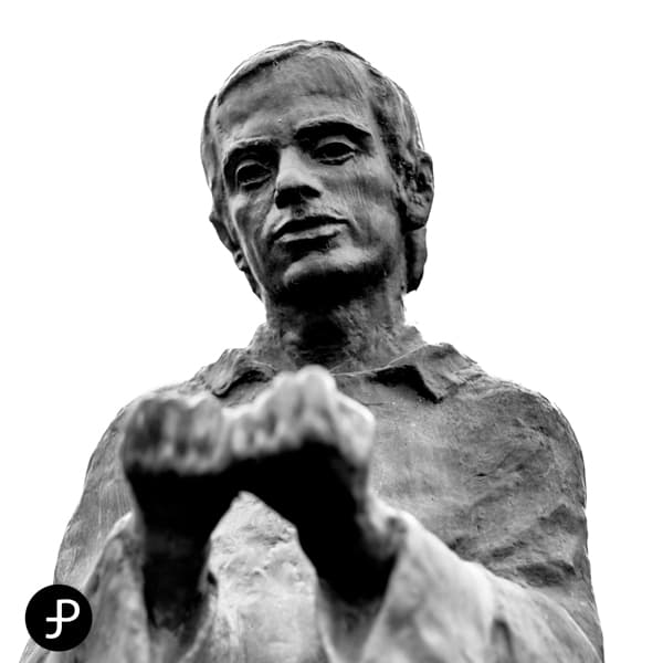Statue de Jerzy Popiełuszko à Issy-les-Moulineaux