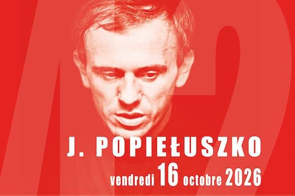 Messe en mémoire de Jerzy Popiełuszko 2026 - Bannière